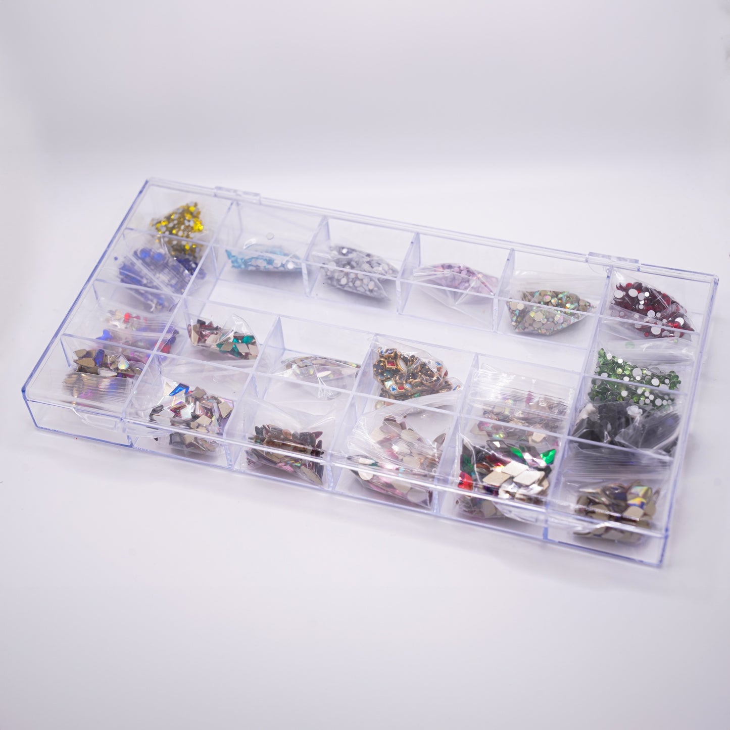 RHINESTONE MIX ( COLORS AND SHAPES MAY VARY)