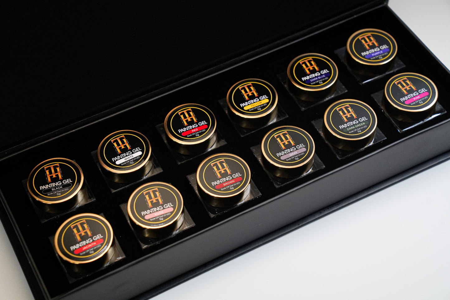 SET GEL PAINT - 12 COLORS